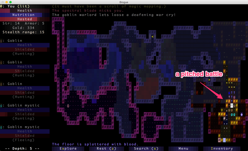 Deep in the goblin warrens